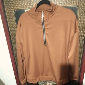 Long sleeve zipper front Top
